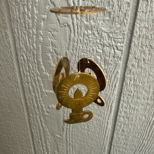 VINTAGE Solid Brass Candle Tree Chime